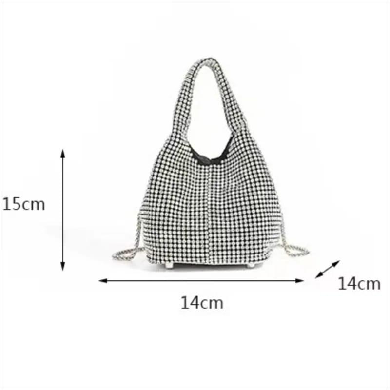 Rhinestone  satchel bag