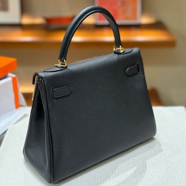 Black kelly bag